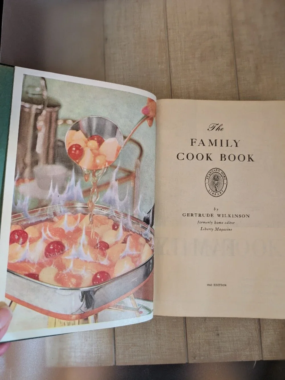 Vintage 1962 Standard Home Library- The Family Cookbook